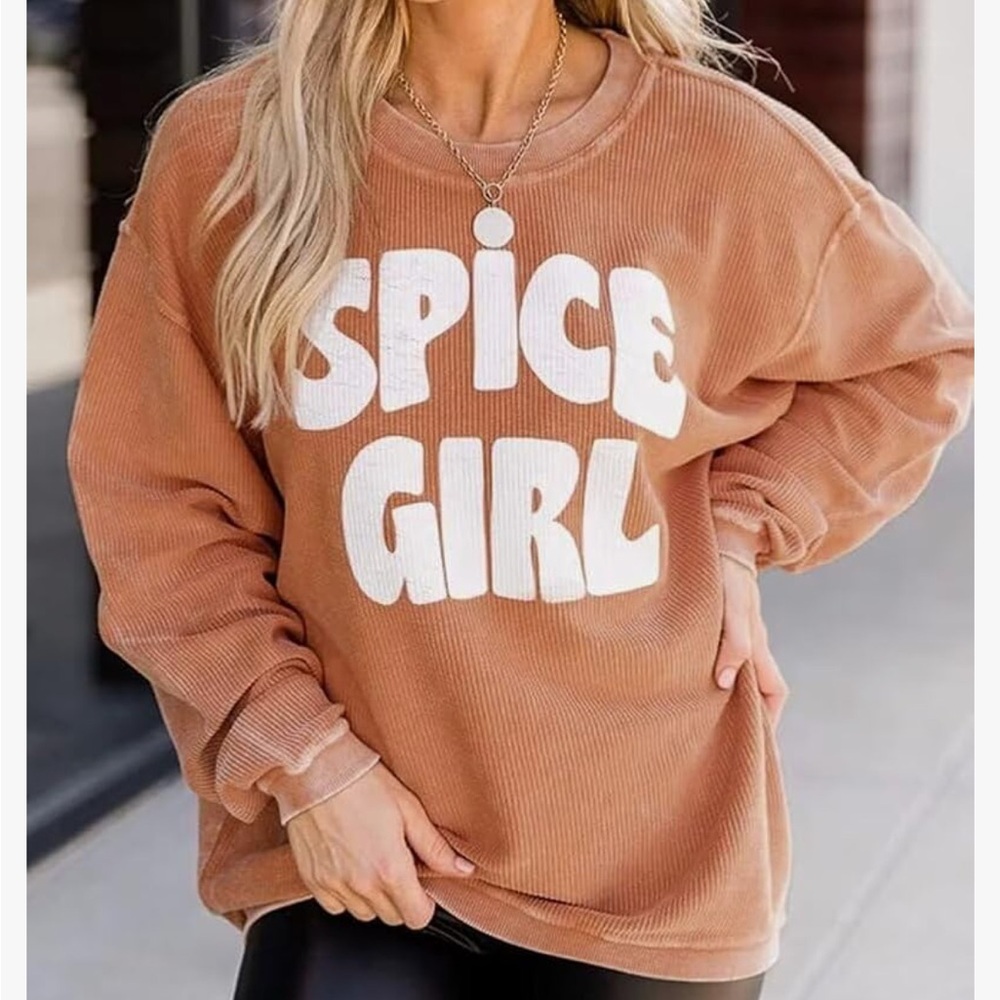 Pumpkin 🎃 Spice Girl Graphic Sweatshirt